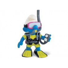 Schleich Sammelfigur - Schlumpf Taucher